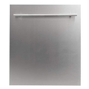 ZLINE 24 in. Fingerprint Resistant Top Control Dishwasher with Stainless Steel Tub and Modern Style Handle, 52dBa