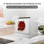 Mini dishwasher countertop .Compact Dishwasher with drying and double spray arms. Countertop Dishwasher With Water Tank. Portable dishwasher with 6 wash programs, can wash baby bottles.