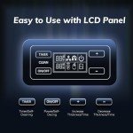 ICEVIVAL Commercial Ice Maker Machine, 100lbs/Daily Ice Production Under Counter Ice Maker, Self-Cleaning, Timer Stainless Ice Maker with 33lbs Ice Storage, Ideal for School, Home, Bar, RV