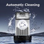 ICEVIVAL Commercial Ice Maker Machine, 100lbs/Daily Ice Production Under Counter Ice Maker, Self-Cleaning, Timer Stainless Ice Maker with 33lbs Ice Storage, Ideal for School, Home, Bar, RV