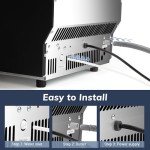 ICEVIVAL Commercial Ice Maker Machine, 100lbs/Daily Ice Production Under Counter Ice Maker, Self-Cleaning, Timer Stainless Ice Maker with 33lbs Ice Storage, Ideal for School, Home, Bar, RV