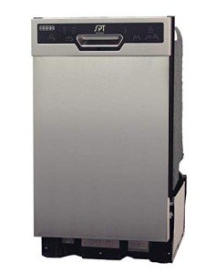 SPT SD-9254SS 18″ Wide Built-In Stainless Steel Dishwasher w/Heated Drying, ENERGY STAR, 6 Wash Programs, 8 Place Settings and Stainless Steel Tub – Stainless
