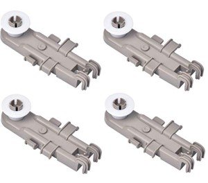 BlueStars Ultra Durable 8268743 Dishwasher Upper Rack Wheel - Compatible for Whirlpool Kenmore KitchenAid Dishwashers - Replaces WP8268743 AP6012252 PS11745459 - PACK OF 4