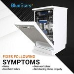BlueStars Ultra Durable 8268743 Dishwasher Upper Rack Wheel - Compatible for Whirlpool Kenmore KitchenAid Dishwashers - Replaces WP8268743 AP6012252 PS11745459 - PACK OF 4