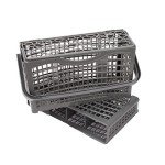 Dishwasher Silverware Replacement Basket - Utensil/Cutlery Basket - Compatible with Bosch, Maytag, Kenmore, Whirlpool, KitchenAid, LG, Samsung, Frigidaire, GE