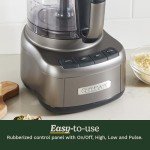 Cuisinart 8 Cup Food Processor, 350-Watt Motor, Gunmetal, FP-8GMP1