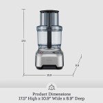 Breville BFP800XL Food Processor, One Size, Stainless Steel