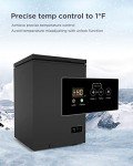 ADT Chest Freezer Free-Standing Top Door Freezers 6.8℉ to -4℉ (3.5 Cubic Feet, CBlack)