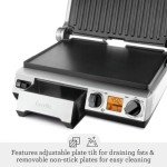 Breville the Smart Electric BBQ Grill, One Size, Brushed Stainless Steel