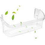 242126602 Refrigerator Door Bin Shelf Replacement for Elec.trolux and Frigi.daire Refrigerator - Fits AMI PARTS Side Shelf Bottom Rack Parts 4547407 AP6278233 PS12364199 EAP12364199