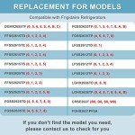 242126602 Refrigerator Door Bin Shelf Replacement for Elec.trolux and Frigi.daire Refrigerator - Fits AMI PARTS Side Shelf Bottom Rack Parts 4547407 AP6278233 PS12364199 EAP12364199