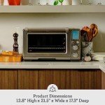 Breville the Joule® Oven Air Fryer Pro, Smart Oven, Small Electric Countertop Oven, Air Fryer Toaster Oven Combo, BOV950BST, Black Stainless Steel
