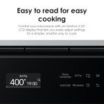Samsung 1.2 cu. ft. Black Glass Air Fry Microwave