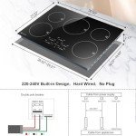 30-Inch 10600W Slide Touch Induction Cooktop