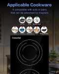 AMZCHEF 2-Burner Electric Induction Cooktop 1800W