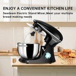 Seedeem 6Qt Stand Mixer with 6 Speeds