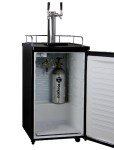 Kegco Dual Faucet Homebrew Kegerator with Kegs