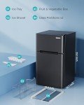 EUHOMY 3.2 Cu.Ft Mini Fridge with Freezer
