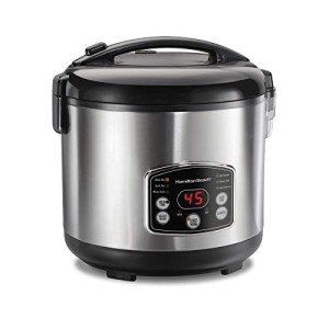 Hamilton Beach Digital Rice Cooker & Steamer 14 Cups