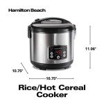 Hamilton Beach Digital Rice Cooker & Steamer 14 Cups