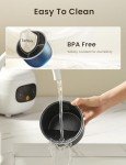 COMFEE' 4-Cup Mini Rice Cooker with 6 Functions