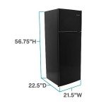 West Bend Slim Design 7.4 cu.ft. Refrigerator, Black