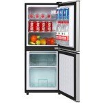 Compact Silver Refrigerator with Freezer, 4.0 Cu.ft