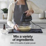 Proctor Silex 5-Speed Electric Hand Mixer, Black