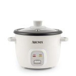 Aroma 4-Cup Rice & Grain Cooker, White