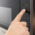 RecPro Stainless Steel RV Microwave with Trim Kit