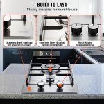 VEVOR 12" Dual Fuel Built-in Cooktop - 12250BTU
