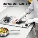 Gasland 12" 2-Burner Stainless Steel Gas Cooktop