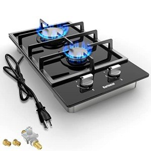 Karinear 2-Burner Propane Gas Cooktop for RVs