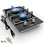 Karinear 2-Burner Propane Gas Cooktop for RVs