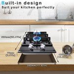 Karinear 2-Burner Propane Gas Cooktop for RVs