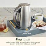 Cuisinart 1.7L Cordless Electric Kettle, Stainless Steel