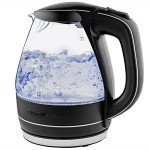 OVENTE KG83B Black Electric Glass Kettle