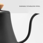 Bodum Melior Gooseneck Electric Kettle, Matte Black