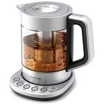 Electric Glass Kettle and Tea Maker with Infuser