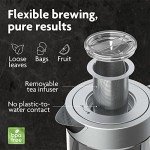 Electric Glass Kettle and Tea Maker with Infuser