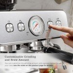 Kismile 20 Bar Professional Espresso Machine with Grinder