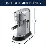 De Longhi EC680 Dedica 15-Bar Espresso Machine