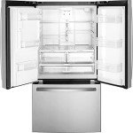 GE 25.6 Cu. Ft. French-Door Refrigerator - Stainless Steel