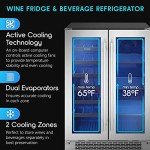 Zephyr Brisas 24" Dual-Zone Wine & Beverage Cooler