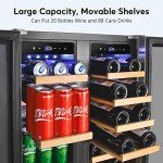 Tylza Dual Zone Wine and Beverage Cooler 24