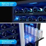 Zephyr Brisas 24" Dual-Zone Wine & Beverage Cooler