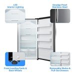 Smad 17 Cu.Ft. Stainless Steel Upright Freezer