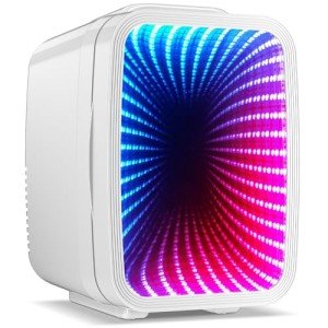 BEICHEN 4L Mini Fridge with LED Light