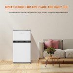 Frestec 3.1 CU' Mini Fridge with Freezer
