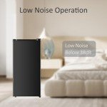 HAILANG 3.1 Cu.Ft Mini Fridge with Freezer